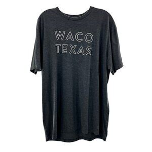 Next Level Apparel Waco Texas Women's Short Sleeve T-Shirt Gray/White Size XL